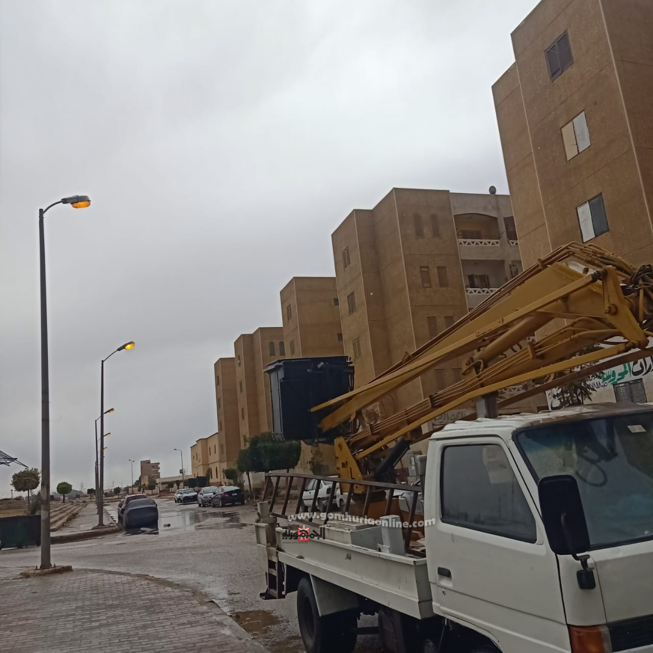 جهاز العاشر من رمضان يرفع درجة الاستعداد والطواريء لمجابهة عدم استقرار الاحوال الجوية 