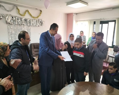 القوى العاملة: عقود عمل لذوى همم  بالإسكندرية.. صور