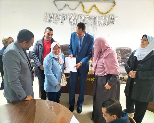 القوى العاملة: عقود عمل لذوى همم  بالإسكندرية.. صور