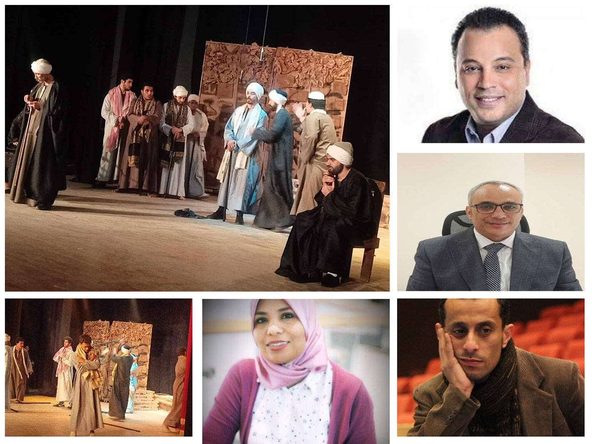 عمرو البسيوني - تامر عبدالمنعم - سمر الوزير - محمد طايع - عروض نوادي المسرح