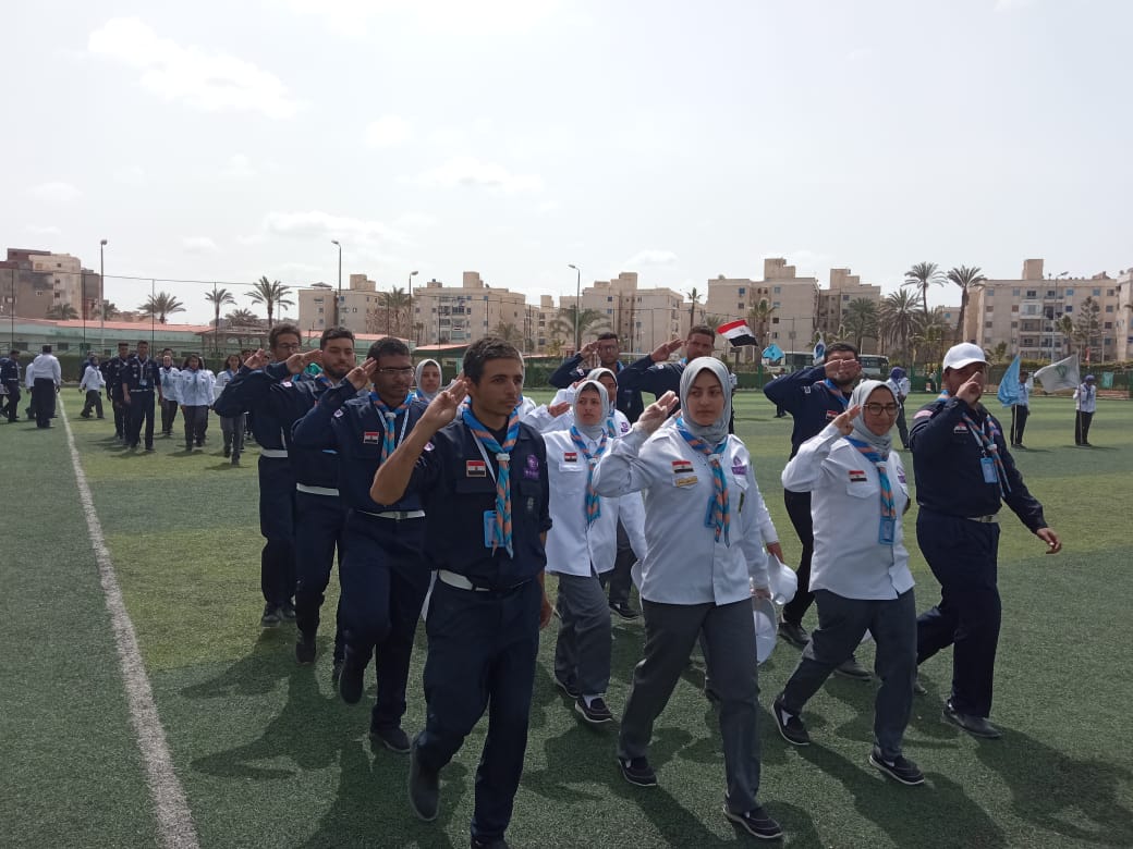 افتتاح المهرجان الكشفى ال41لجامعة الاسكندرية 