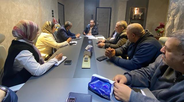 أسباب اجتماع قيادات جهاز دمياط الجديدة ومسئولى شركة الكهرباء صور