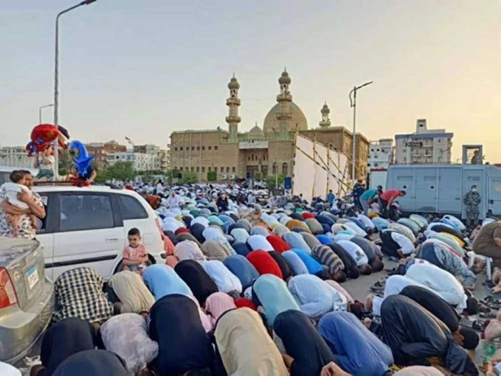 صلاة العيد في القاهرة