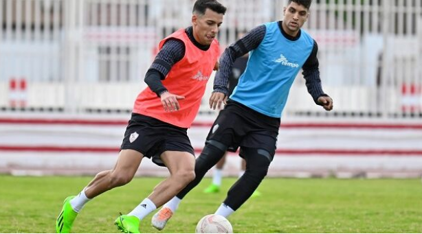 تدريبات بدنية قوية قبل مواجهة سيراميكا