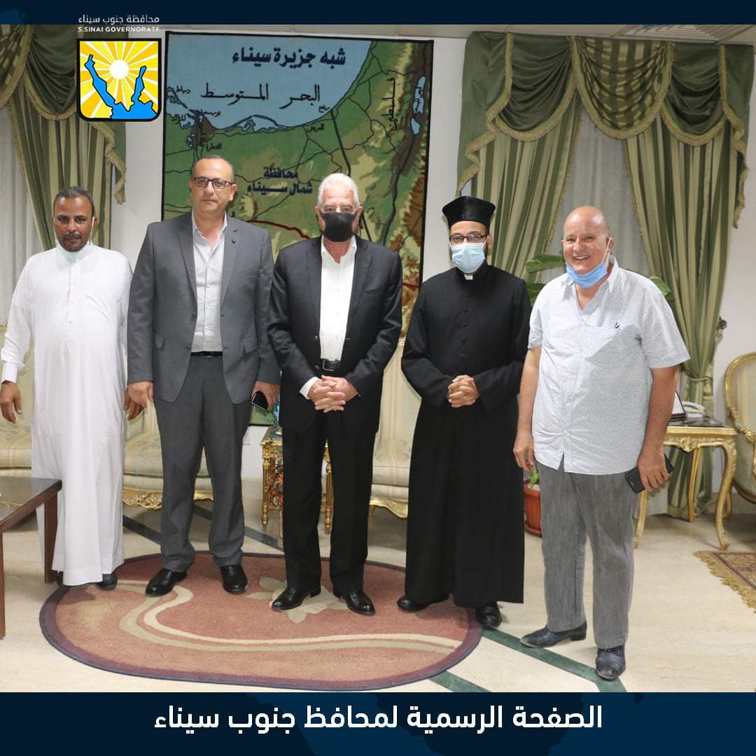 المجلس الرعوي لبازليك سيدة السلام الكاثوليك بشرم الشيخ يهنىء محافظ جنوب سيناء بعيد الأضحى المبارك