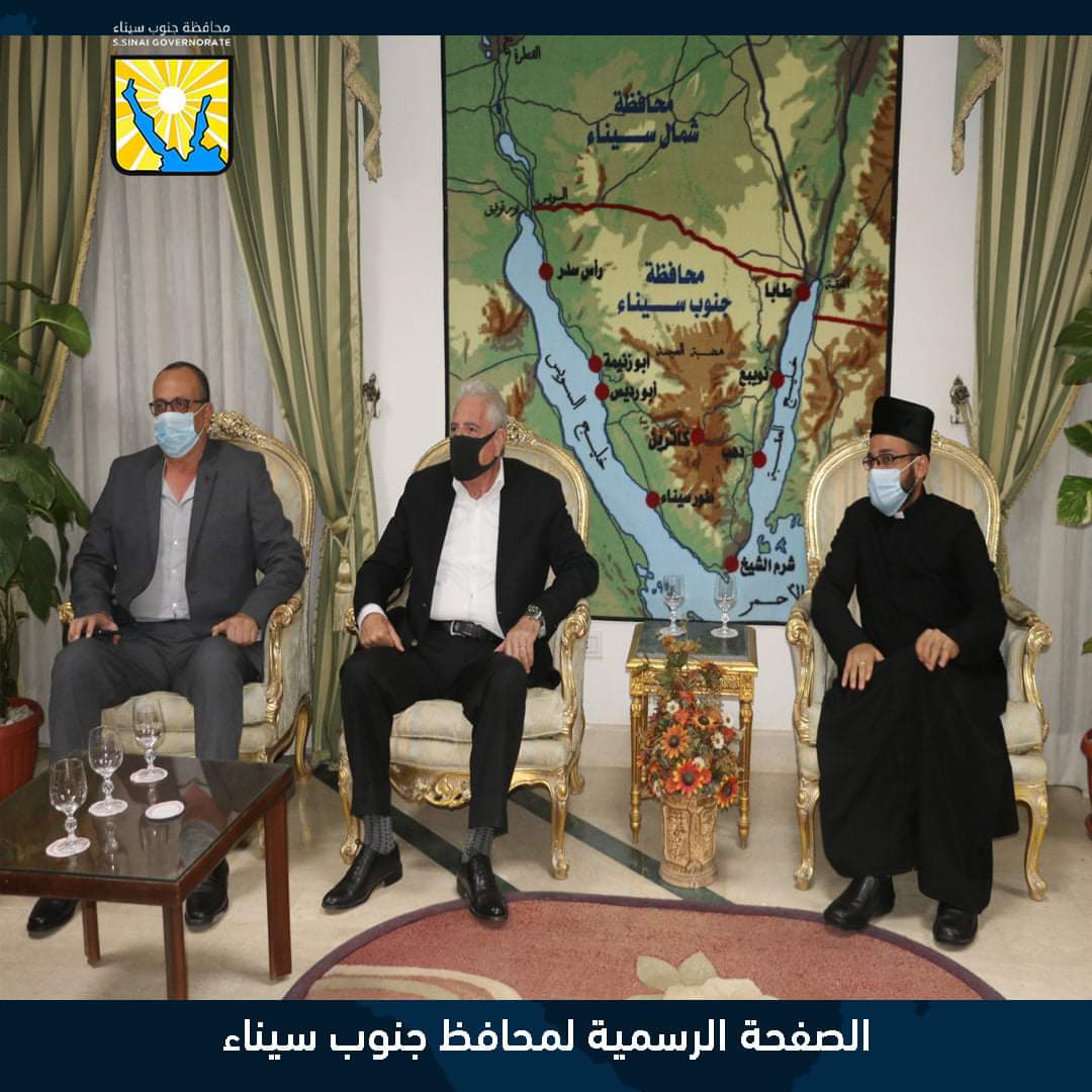 المجلس الرعوي لبازليك سيدة السلام الكاثوليك بشرم الشيخ يهنىء محافظ جنوب سيناء بعيد الأضحى المبارك