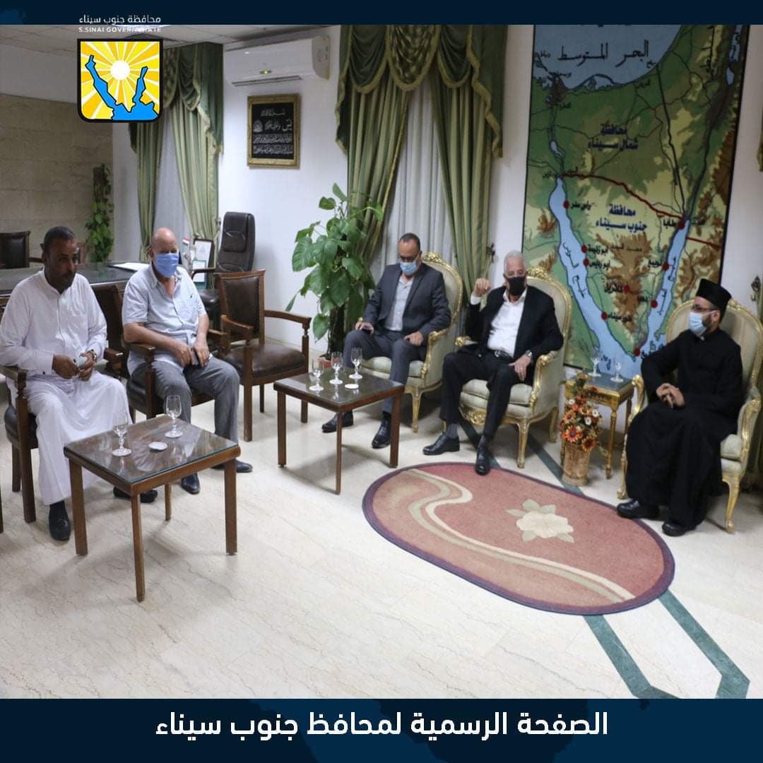 المجلس الرعوي لبازليك سيدة السلام الكاثوليك بشرم الشيخ يهنىء محافظ جنوب سيناء بعيد الأضحى المبارك