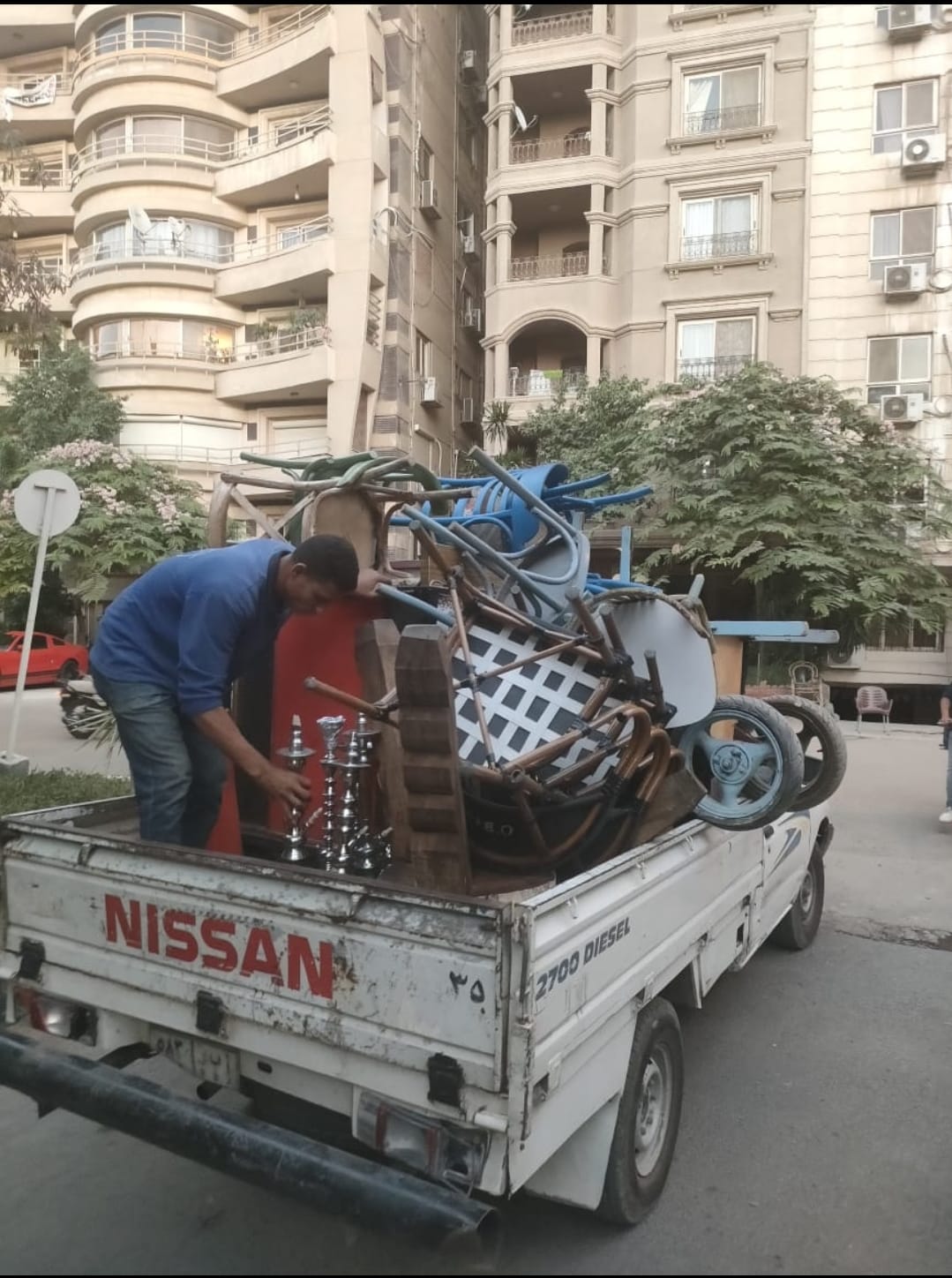 حملة مكبره لرفع الاشغالات بحى المعادى
