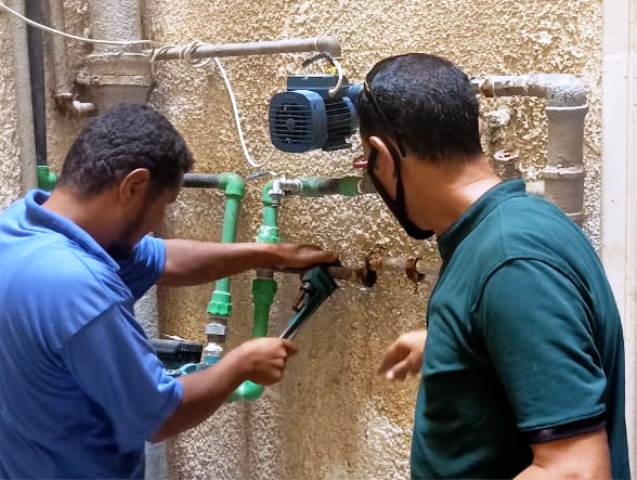 جهاز دمياط الجديدة يكشر عن أنيابه لسارقى المياه من المواطنين وعقوبات رادعة للمخالفين.. بالصور