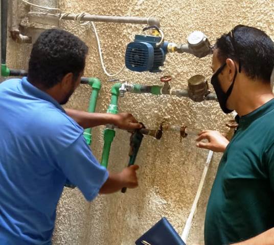 جهاز دمياط الجديدة يكشر عن أنيابه لسارقى المياه من المواطنين وعقوبات رادعة للمخالفين.. بالصور