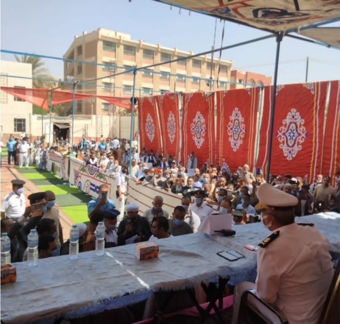 الصلح خير .. انهاء النزاع بين عائلتين فى المنيا 