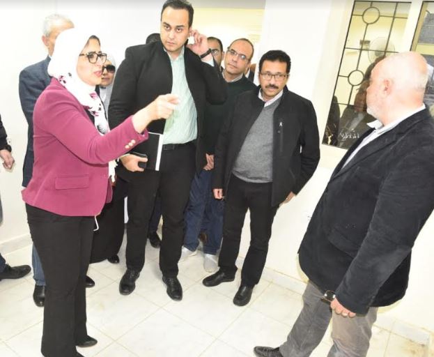 وزيرة الصحة تشدد على سرعة الإنتهاء من أعمال التجهيزات بوحدة طب أسرة الدبابية