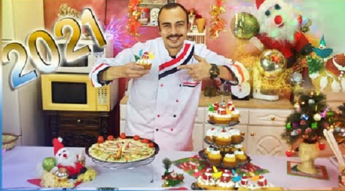 سلطة لاروزس وكب كيك 