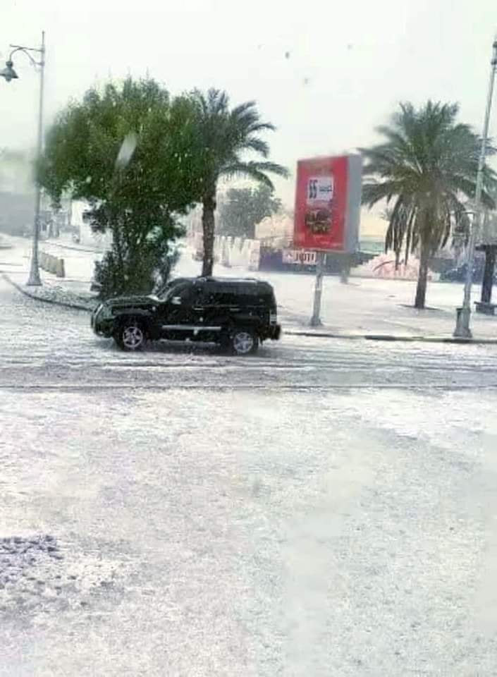 شاهد.. الثلج يحول الغردقة إلى أوروبا..صور 