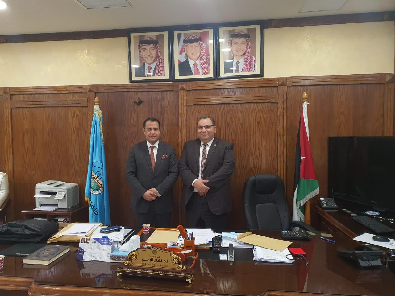 نائب رئيس جامعة أسيوط يستأنف مهام عمله بعد عودته من رحلة سريعة إلى دولة الأردن الشقيقة