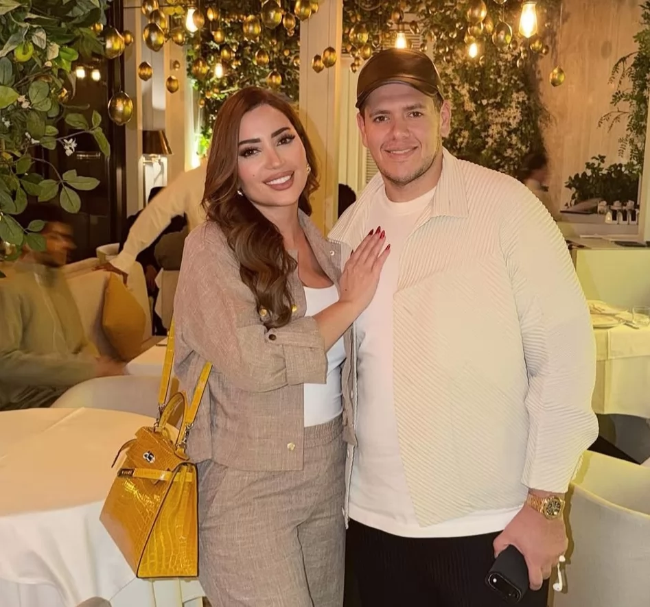 نسرين طافش وزوجها 