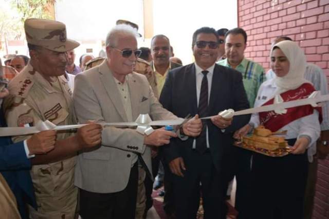 محافظ جنوب سيناء يفتتح المدرسة الثانوية الصناعية العسكرية براس سدر..صور