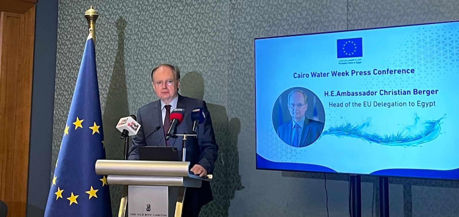 كريستيان بيرجر رئيس الاتحاد الأوروبي في مصر