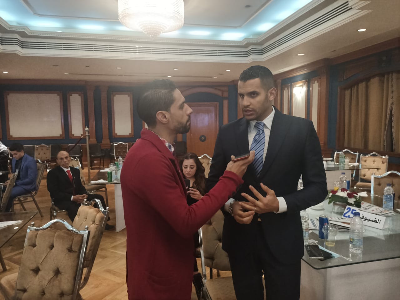 عمر ربيع ياسين مع محرري الجمهورية أونلاين