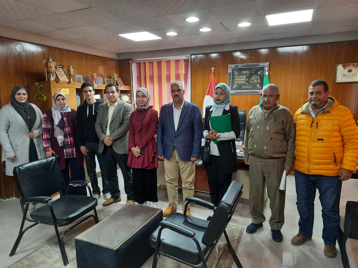 وكيل وزارة الشباب والرياضة بالقليوبية يجتمع بفريق عمل برنامج 