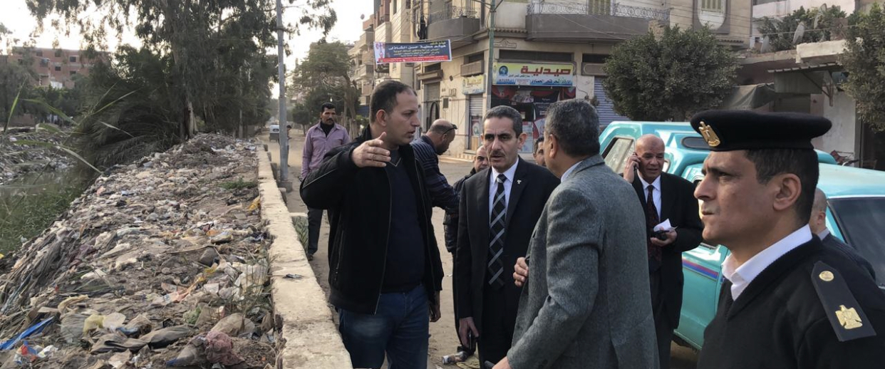 محافظ الغربية: يقوم بزيارة مفاجئة لقرية الدلجمون بكفر الزيات