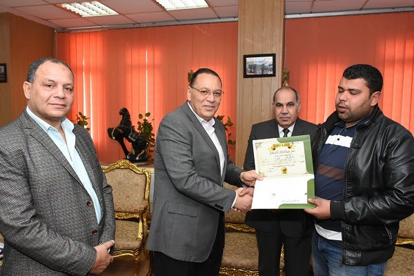 تكريم فريقى كرة الجرس لذوى الاجتياجات الخاصة بالشرقية