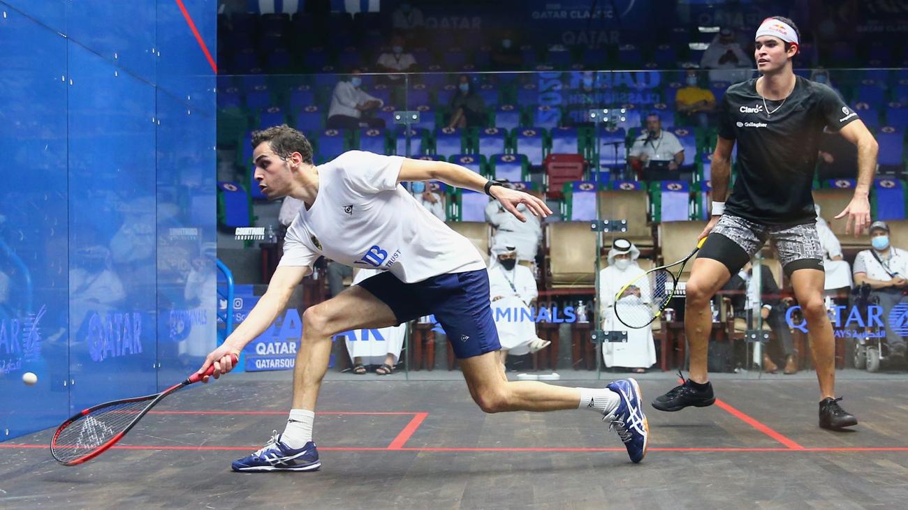 5 فراعنة فى نصف نهائي علام للإسكواش