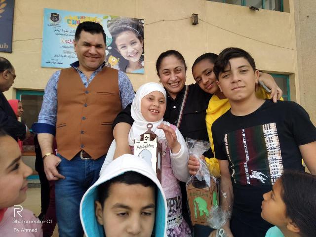 مجلس إدارة نادى الشروق الرياضى يحتفل بيوم اليتيم ويوزع الهدايا.. بالصور