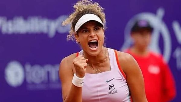 ميار شريف فى بطولة كتالونيا للتنس