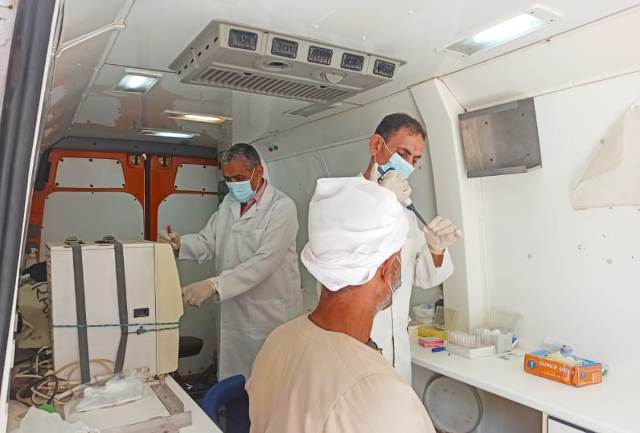 الكشف على 1223 مريض خلال قافلة طبية متعددة التخصصات بالدلنجات 