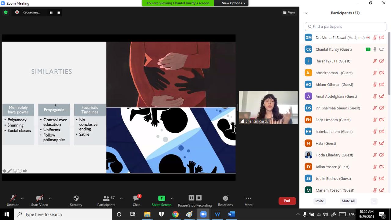 First slide