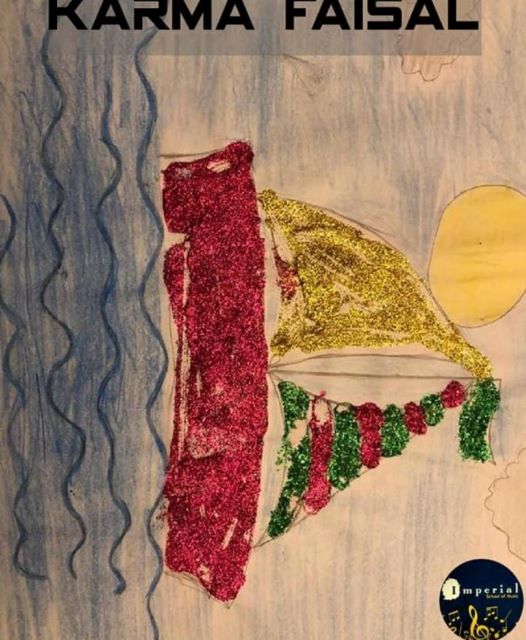 كرمة فيصل تنافس على لقب افضل رسامة صغيرة.. بالصور