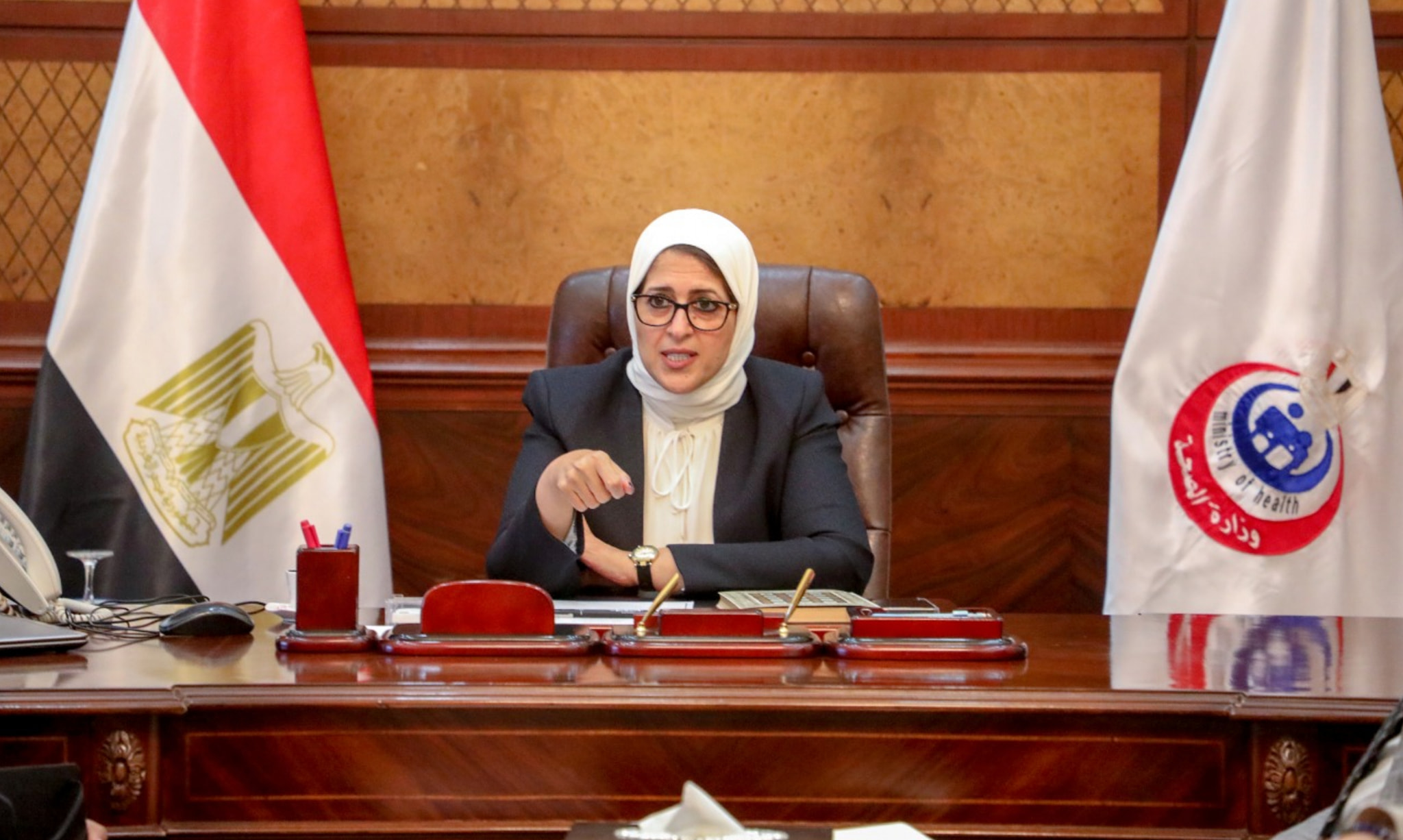 الدكتورة هالة زايد وزيرة الصحة