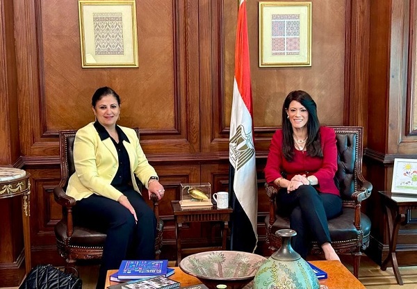 الدكتورة رانيا المشاط ودينا صالح