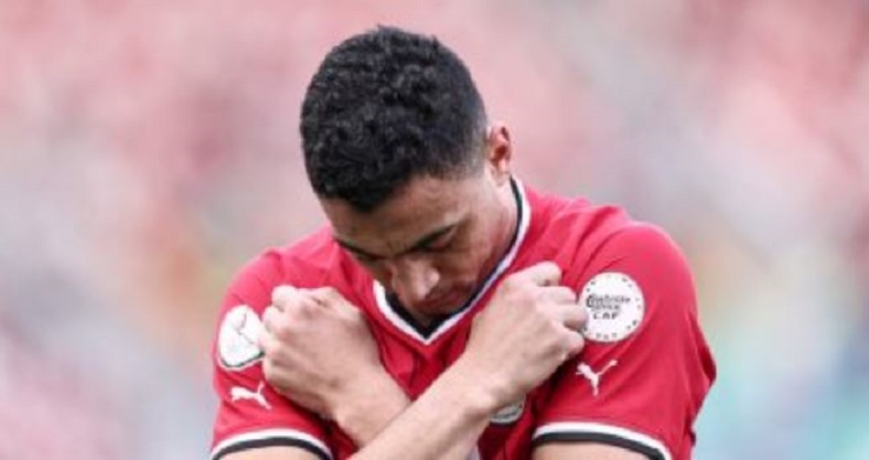 مصطفي محمد يستعرض مهاراته فى معسكر المنتخب