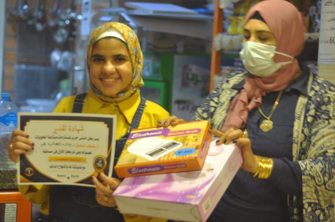 الفائزون فى مسابقة اطفال شيفات المستقبل بمحافظة دمياط.. مطبخ صابرين