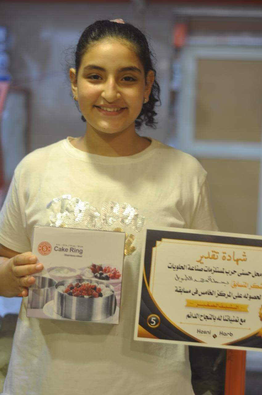 الفائزون فى مسابقة اطفال شيفات المستقبل بمحافظة دمياط.. مطبخ صابرين