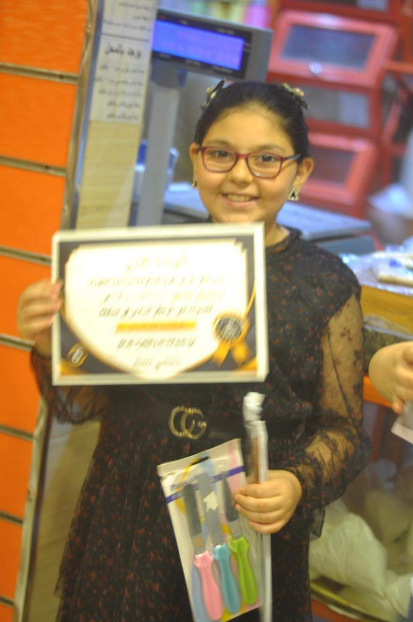 الفائزون فى مسابقة اطفال شيفات المستقبل بمحافظة دمياط.. مطبخ صابرين