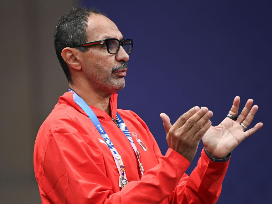  ماهر حمزة مدرب منتخب مصر لسلاح الشيش