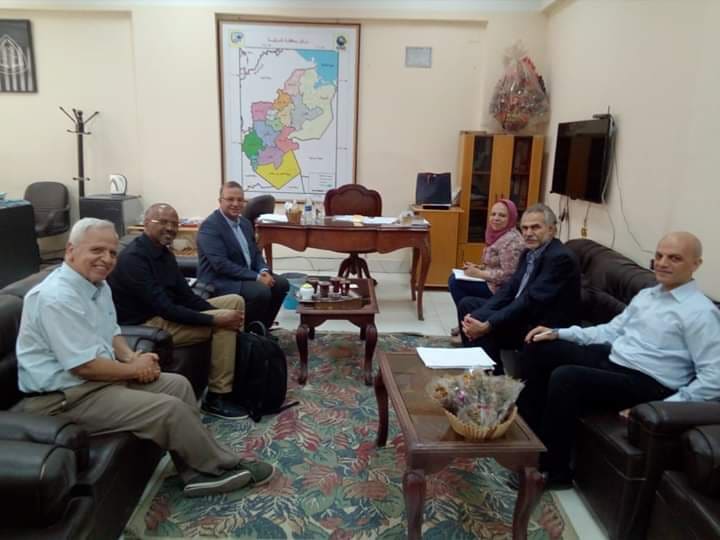 عسكر تستقبل ممثل ال USAID خلال زيارته لجامعة الزقازيق