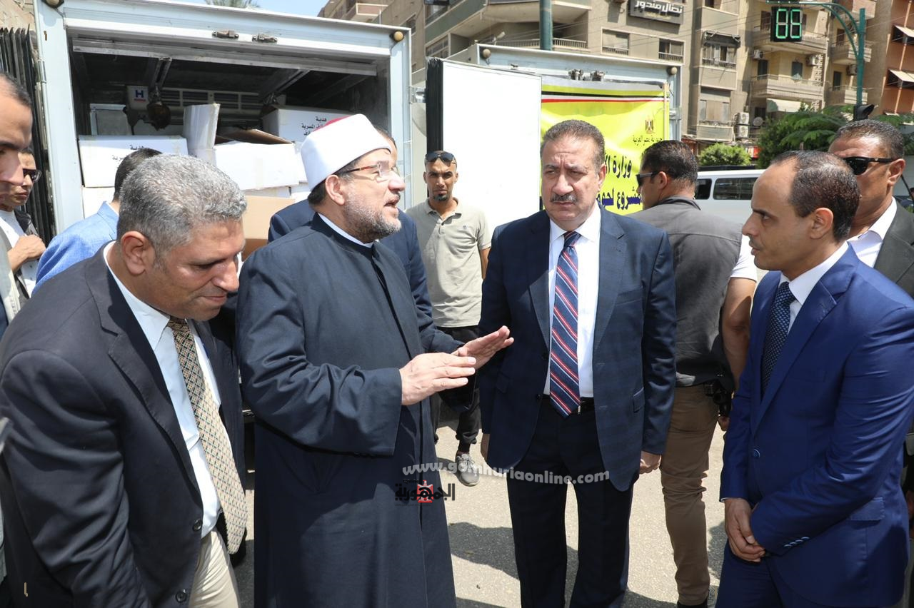 وزير الأوقاف فى زيارته للمنوفية