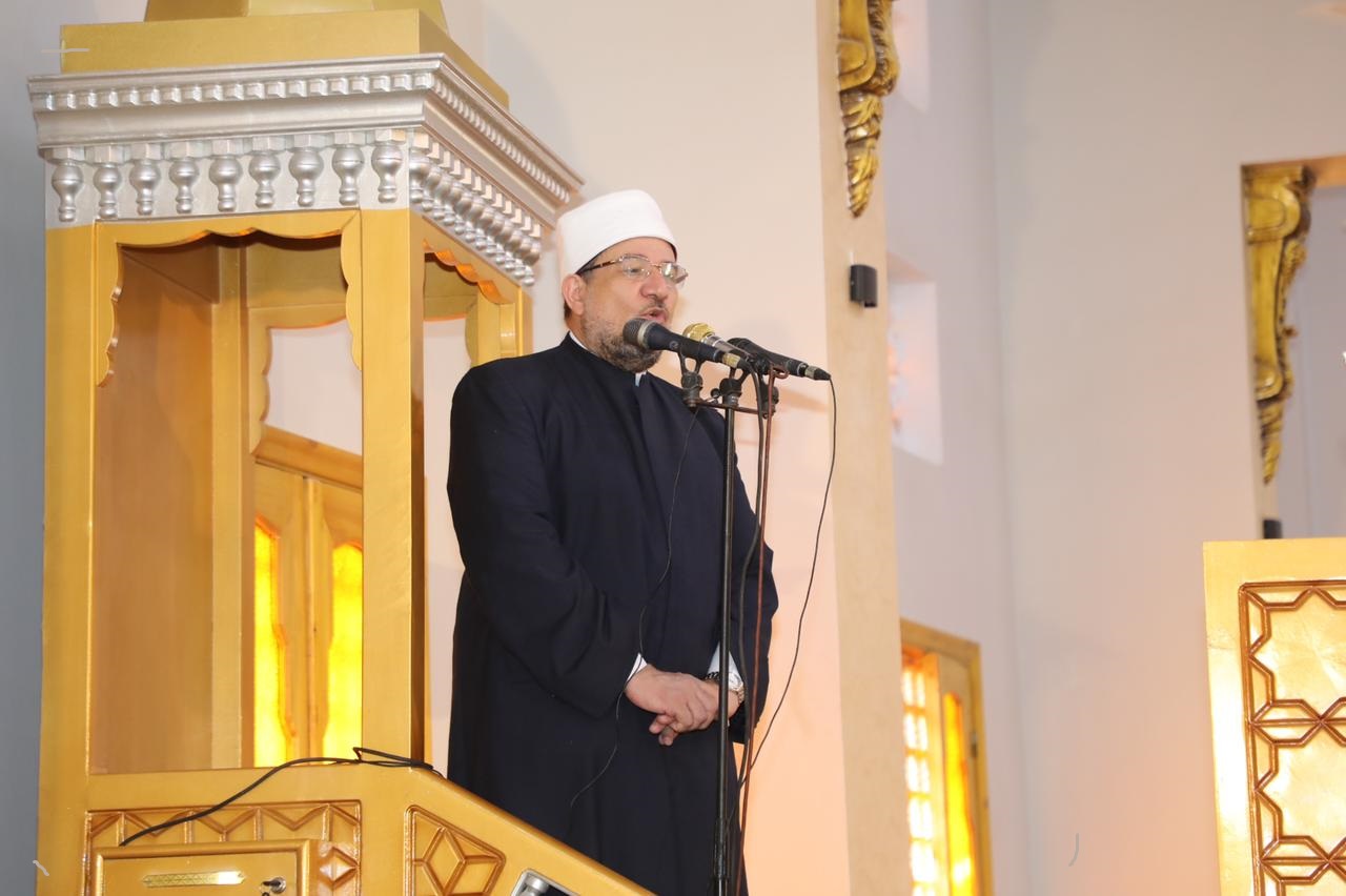 وزير الأوقاف يلقى خطبة الجمعة 2 / 9 / 2022