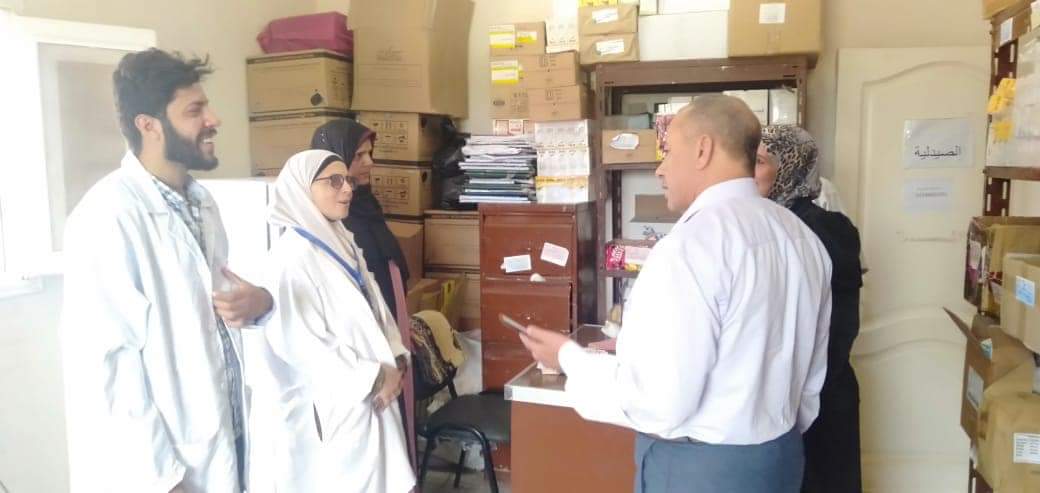  مدير التأمين الصحى يتفقد عيادتى اولاد صقر وتلراك  