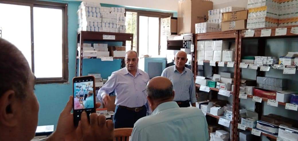  مدير التأمين الصحى يتفقد عيادتى اولاد صقر وتلراك  