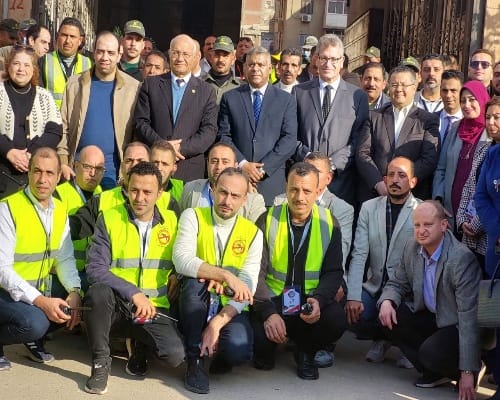 الهجان وسوسه يشهدان نموذج تجربة إخلاء المستشفى الجامعى ببنها