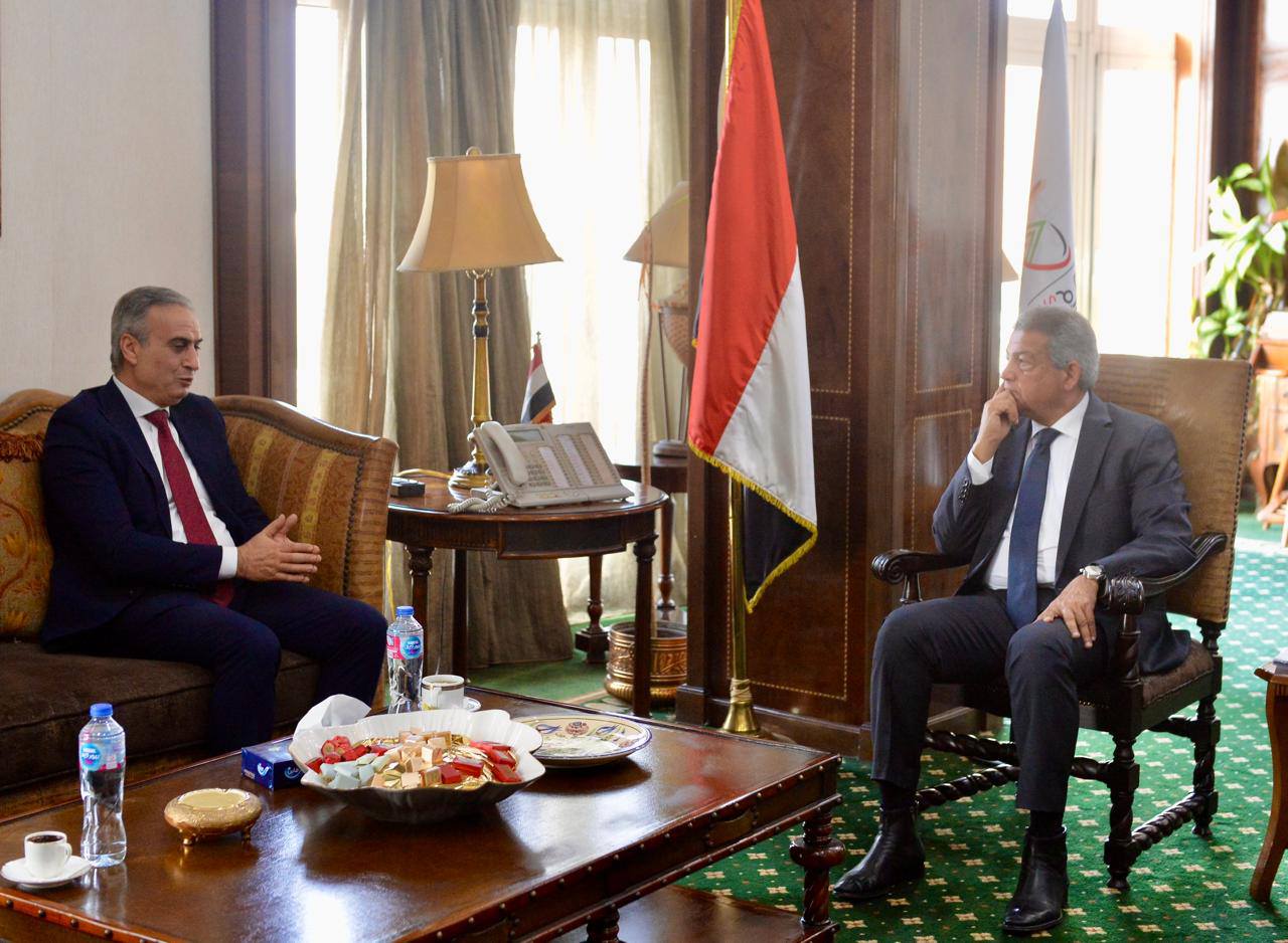 المهندس خالد عبدالعزيز يستقبل إبراهيم السجيني رئيس جهاز حماية المستهلك