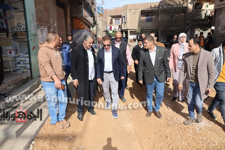 محافظ المنوفية وسامي سرور خلال جولة بركة السبع