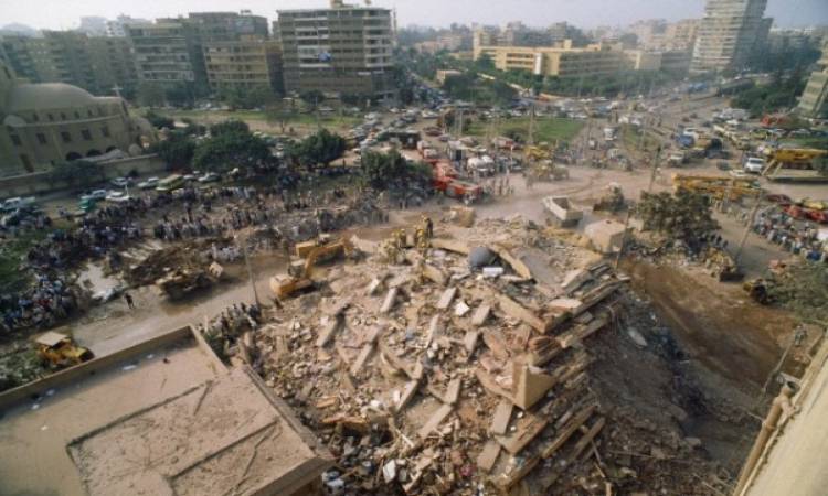 صورة ارشيفية لـ زلزال 92 الحاضر الغائب
