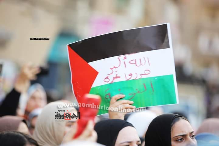 هتافات مدوية بشبين الكوم للرئيس السيسي و التضامن مع فلسطين