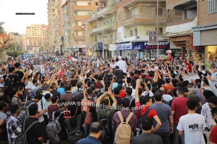 هتافات مدوية بشبين الكوم للرئيس السيسي و التضامن مع فلسطين